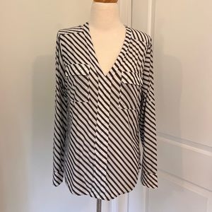 Express collarless Portofino shirt